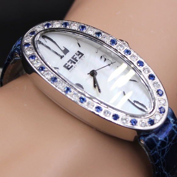 Effy | Accessories | Blue Sapphire Diamond 77 Tcw Unisex  display picture 3